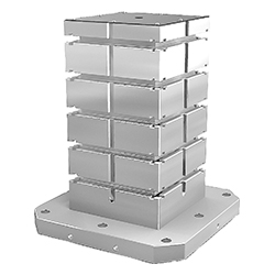 Cube tombstone with T-slot, form C, GJL300 (01850)