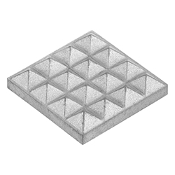 Support plate square, carbide (07116)