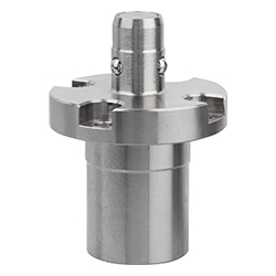 Locating cylinder pneumatic, form A, carbon steel nickel-plated (03161)