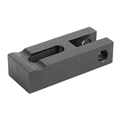 Clamp strap with slot, with hole, carbon steel (04170)