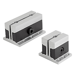 Machinable collet system square aluminium, anodised (03163)