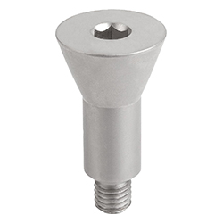 Tension cone for collet for internal clamping, steel nickel-plated (03169)