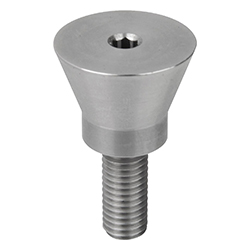 Tension cone for collet, carbon steel, bright, for internal clamping (03179)