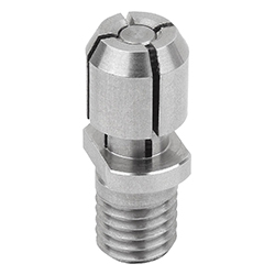 Mandrel collet, form B, stainless steel bright (03157-10)