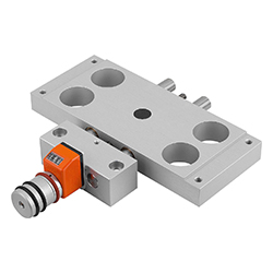 Cross table short version, with position indicator, form C, aluminium (21132)