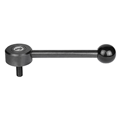 Tension lever flat, form 0°, steel, inch (06400)