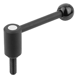 Tension lever, form 0°, steel, inch (06380)