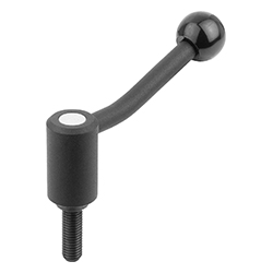 Tension lever, form 20°, steel, inch (06380)