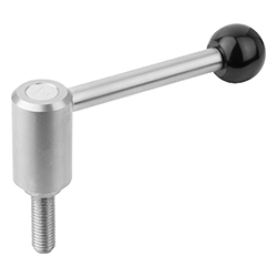 Tension lever, form 0°, stainless steel, inch (06381)