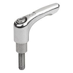 Clamping lever, stainless steel, electropolished (06464)