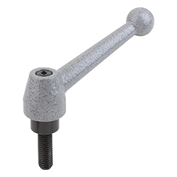 Clamping lever, steel, inch (06441)