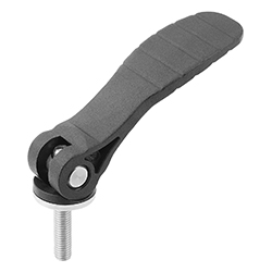 Cam lever adjustable, polyamide, inch (04233)