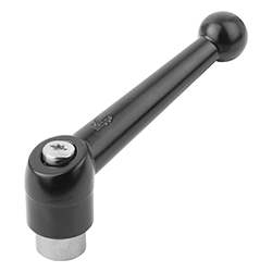 Clamping lever, zinc, inch (06411)