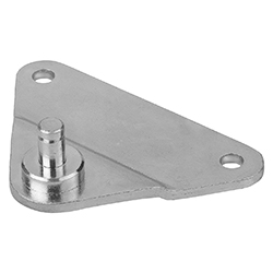 Side bracket, form B, steel or stainless steel (27658)