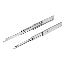 Telescopic rail, over extension, steel (21334-63)