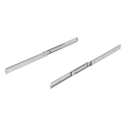 Telescopic rail, over extension, steel (21334-70)