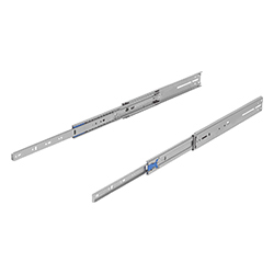 Telescopic rail, over extension, steel (21334-90)