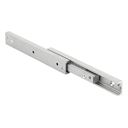 Telescopic rail, ball-bearing steel (21338)