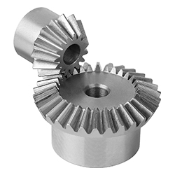 Bevel gear straight, steel, U=1:2 (22430)