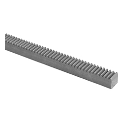 Gear rack straight, square, steel (22420)