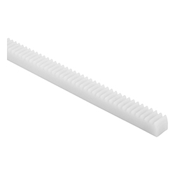 Gear rack, straight teeth, polyacetal or polyketone (22422)