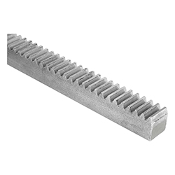 Gear rack straight, square, stainless steel (22420)