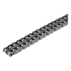 Roller chain duplex, curved link plate (22201)