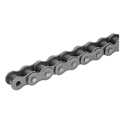 Roller chain single, curved link plate (22200)