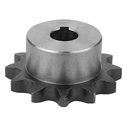 Sprocket single, steel, ready to install, ISO=12B-1 (22250)