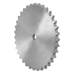 Disc sprocket single, pre-drilled, steel, ISO=24B-1 (22264)