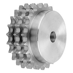 Sprocket, steel, pre-drilled, ISO=16B-3 (22254)