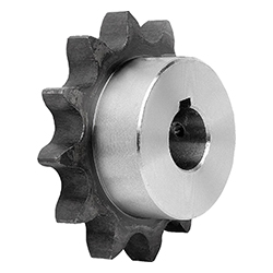 Sprocket single, steel, ready to install, ISO=16B-1 (22250)