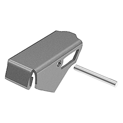 Backstop element, steel galvanized (10921)