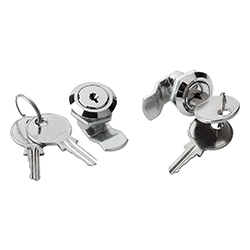 Quarter-turn lock zinc, chromed (05564)