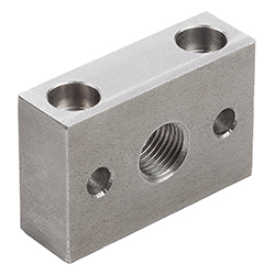 Mounting flange, stainless steel (26320)