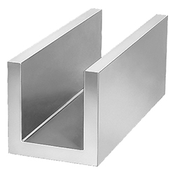 U-profile, grey cast iron or aluminium (01680)