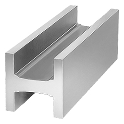 H-profile, grey cast iron or aluminium (01560)