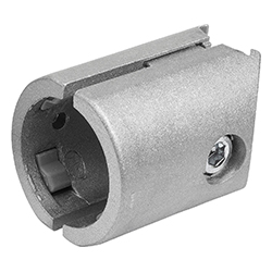 T connector with rotation lock, Type I, aluminium (10901)