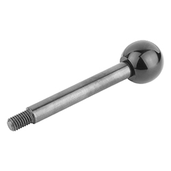 Grip rod, form A ball knob, iinch (06360)