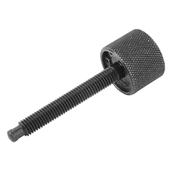 Torque screw with ball thrust point, free-cutting steel (07134)