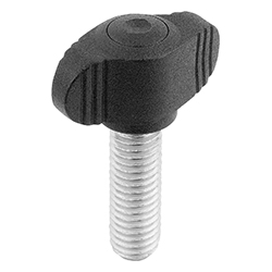 Wing grip Miniwing, form L with external thread, inch (06652)