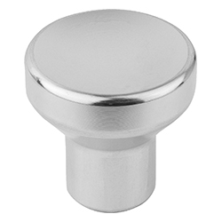 Mushroom knob, stainless steel, inch (06240)