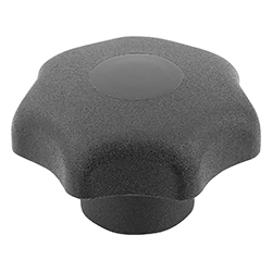 Star grip similar to DIN 6336, form K, thermoplastic, inch (06212)