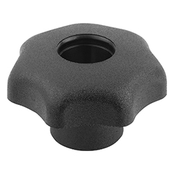 Star grip similar to DIN 6336, form D, thermoplastic, inch (06212)