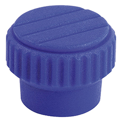 Knurled knob with internal thread, visually detectable, polyamide (06094)