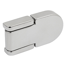 Hinge, form A oval, stainless steel (27876-10)