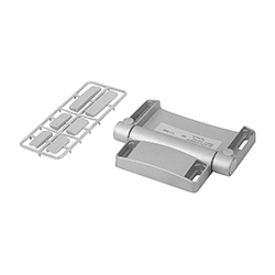 Additional hinge for safety hinge switch, zinc, long version (27951)