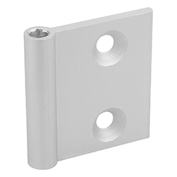 Hinge halves for aluminium profiles, aluminium (27869-05)