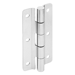 Hinge with preset friction, form B fastening holes, stainless steel (27860)