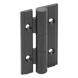 Spring hinge, aluminium (27906)